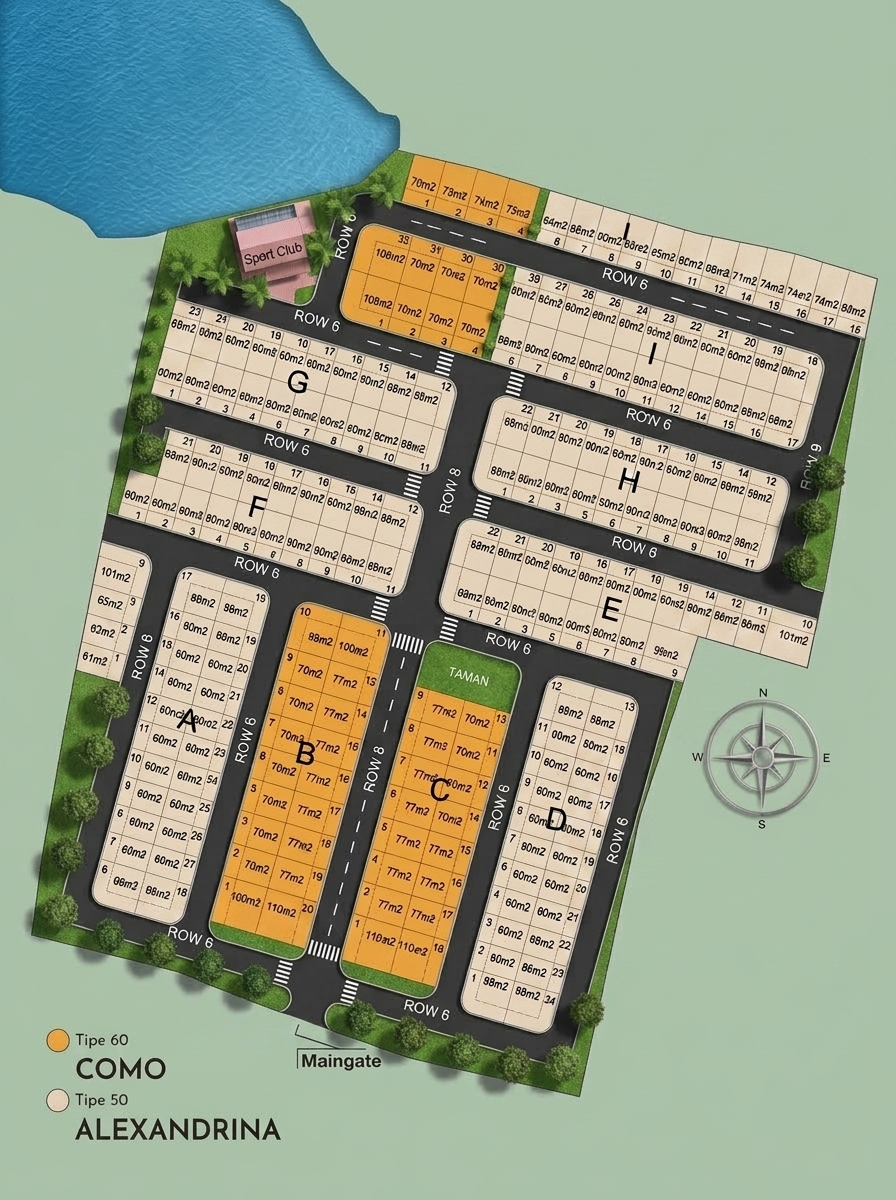 Site Plan Naira Lakeside